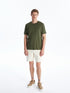 LC Waikiki Crew Neck Short Sleeve Combed Cotton Men's T-shirt